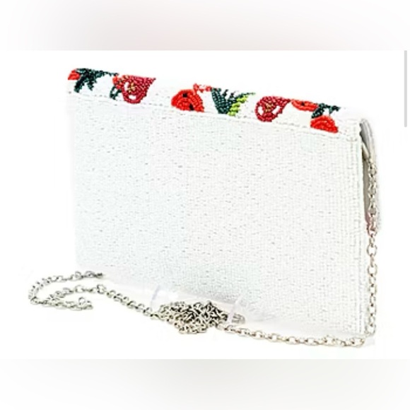 🍓🍒VIRAL SOL and MER Beaded Flap Cherry & Strawberry Clutch & Coin Pouch🍓🍒NWT - Picture 10 of 17